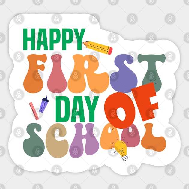 Happy First Day Of School Sticker by C_ceconello